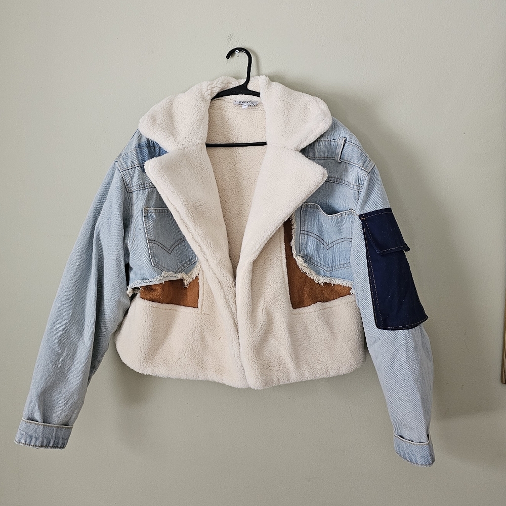 BIDA Denim Patchwork Jacket - Picture 7 of 16